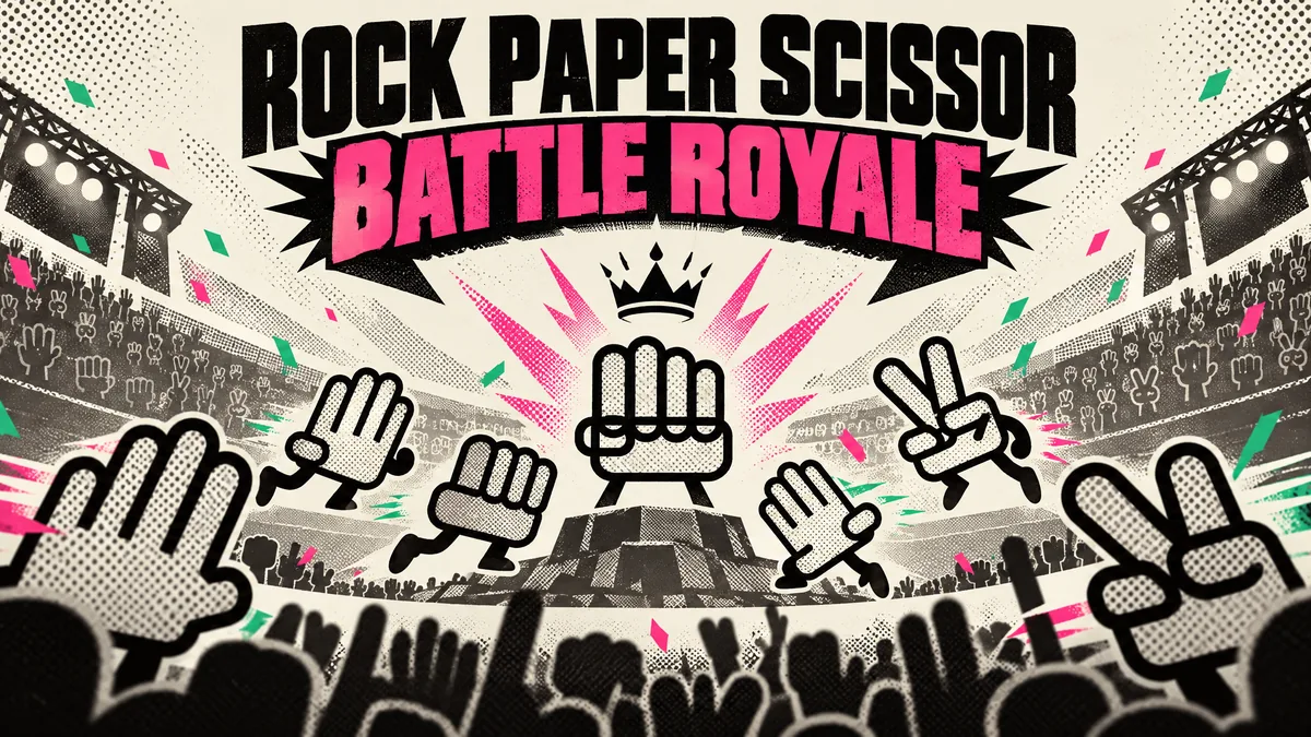 Rock Paper Scissor Battle Royale
